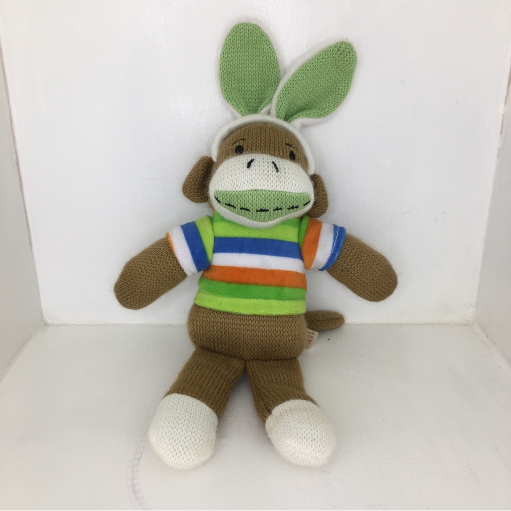 Sock Monkey w Bunny Ears
